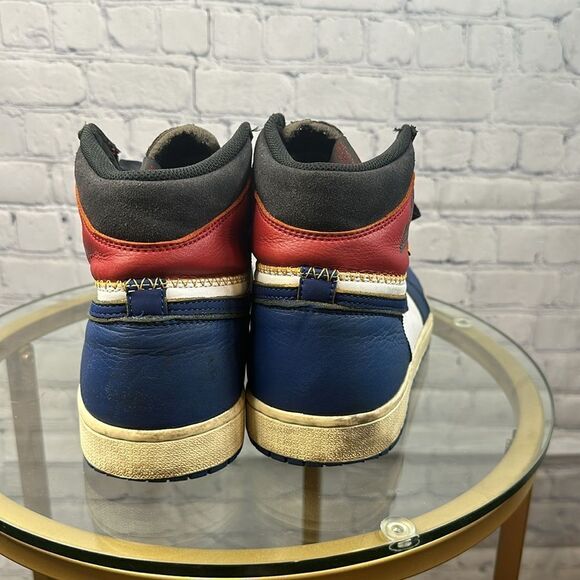 👟 Rare Jordan 1 Retro High Union Los Angeles Storm Blue - Size 11 👟 - Picture 3 of 7